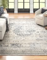 Lotus 0109 Vintage Digital Print Washable Area Rug