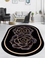 Lotus 4123 Modern Digital Print Washable Living Room Rug
