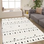 Lotus 4213 Modern Digital Print Washable Living Room Rug