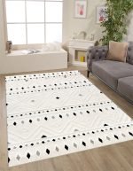 Lotus 4213 Modern Digital Print Washable Living Room Rug