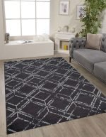 Lotus 4230 Modern Digital Print Washable Living Room Rug