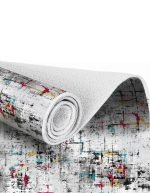 Lotus 4257 Modern Digital Print Washable Area Rug
