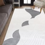Lotus 4260 Modern Digital Print Washable Living Room Rug