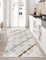 Lotus 4262 Modern Digital Print Washable Kitchen Rug