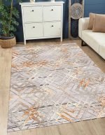 Lotus 4263 Modern Digital Print Washable Living Room Rug