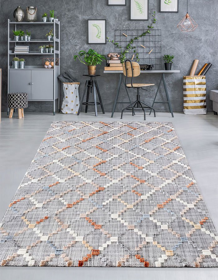 lotus-4265-rectangle-washable-living-room-rug Lotus 4265 Modern Digital Print Washable Area Rug
