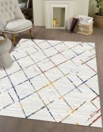 Lotus 4266 Modern Digital Print Washable Living Room Rug