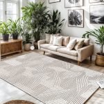 Lotus 4281 Modern Digital Print Rectangle Washable Area Rug
