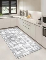 Lotus 4282 Modern Digital Print Washable Kitchen Rug