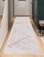 Lotus 4285 Modern Digital Print Washable Runner Rug