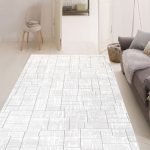 Lotus 4286 Modern Digital Print Washable Living Room Rug