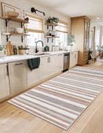 Lotus 4290 Modern Digital Print Washable Kitchen Rug