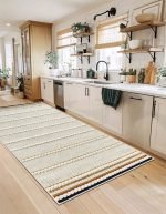 Lotus 4291 Modern Dijital Baskı Yıkanabilir Mutfak Halısı