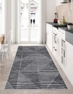 Lotus 4294 Modern Digital Print Washable Kitchen Rug