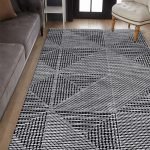 Lotus 4294 Modern Digital Print Washable Area Rug