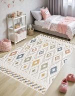 Lotus 4312 Modern Digital Print Washable Kid Room Rug