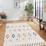 Lotus 4312 Modern Digital Print Washable Living Room Rug