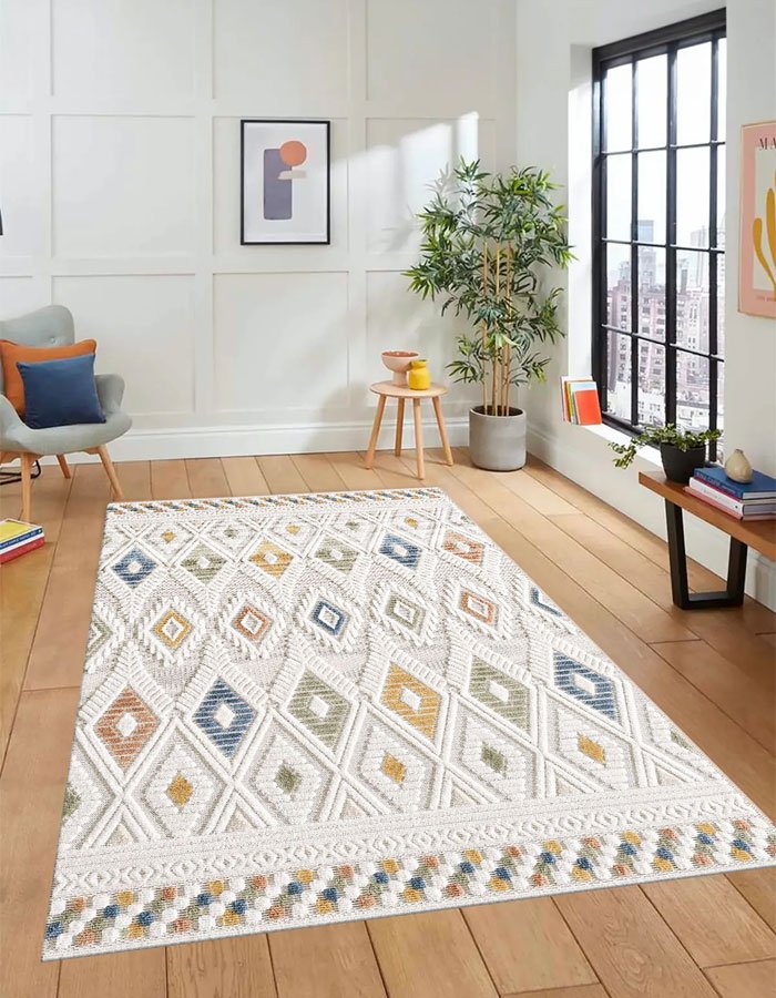 Lotus 4312 Modern Digital Print Washable Living Room Rug Lotus 4312 Modern Digital Print Washable Living Room Rug