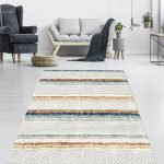 Lotus 4327 Modern Digital Print Washable Living Room Rug
