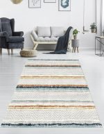 Lotus 4327 Modern Digital Print Washable Living Room Rug