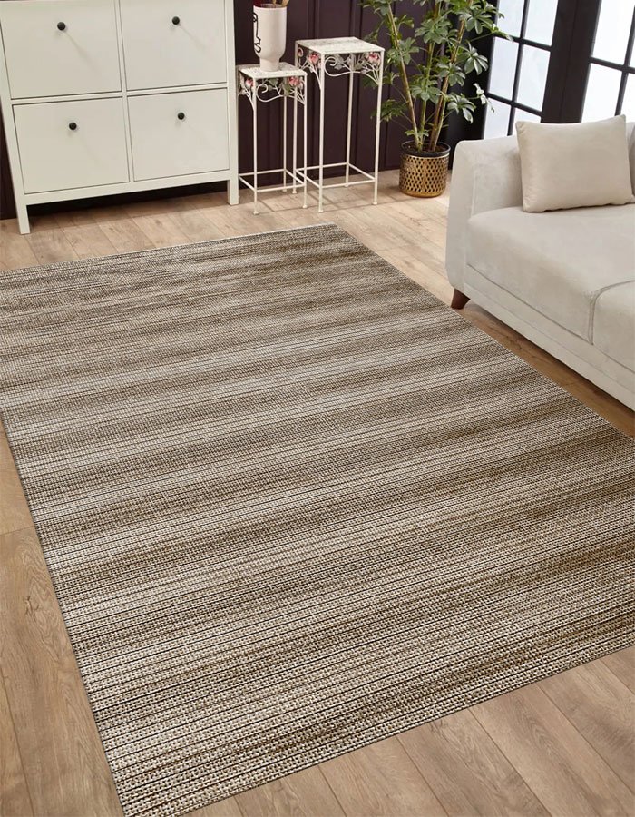Lotus 4333 Brown Modern Digital Print Washable Living Room Rug Lotus 4333 Brown Modern Digital Print Washable Living Room Rug