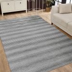 Lotus 4333 Gray Modern Digital Print Washable Living Room Rug