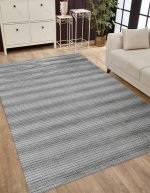 Lotus 4333 Gray Modern Digital Print Washable Living Room Rug