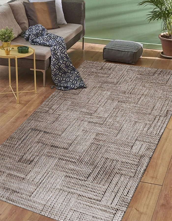 Lotus 4336 Brown Modern Digital Print Living Room Washable Rug Lotus 4336 Brown Modern Digital Print Living Room Washable Rug