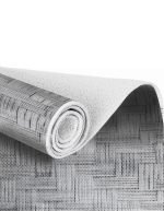 Lotus 4336 Gray Modern Digital Print Washable Area Rug