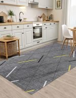Lotus 4337 Modern Digital Print Washable Area Rug
