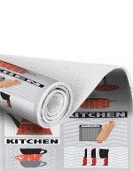 Lotus Washable Kitchen Rug