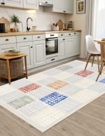 Lotus 4350 Patchwork Digital Print Washable Kitchen Rug