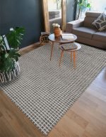 Lotus 4355 Gray Modern Digital Print Washable Living Room Rug