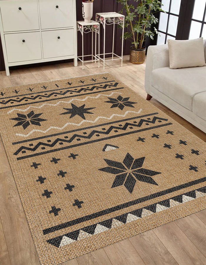 Lotus 4372 Beige Modern Digital Print Washable Living Room Rug Lotus 4372 Beige Modern Digital Print Washable Living Room Rug