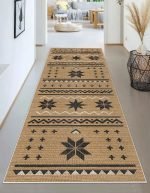 Lotus 4372 Beige Modern Digital Print Washable Area Rug