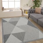 Lotus 4396 Modern Digital Print Washable Rectangle Living Room Rug
