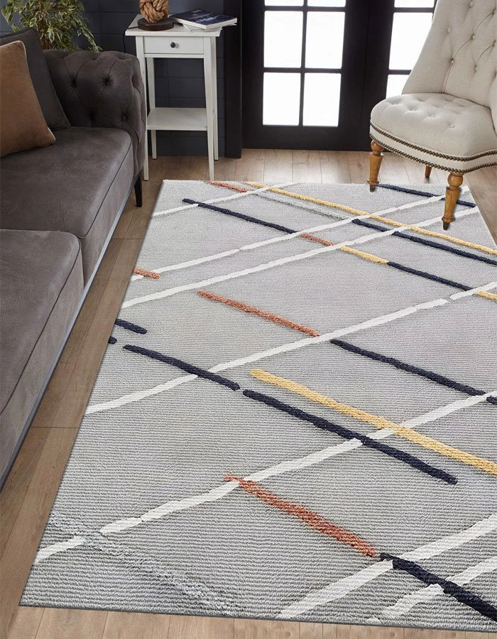 Lotus 4426 Gray Modern Digital Print Washable Living Room Rug Lotus 4426 Gray Modern Digital Print Washable Living Room Rug