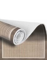 Lotus 4434 Brown Digital Print Washable Area Rug
