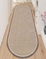 Lotus 4434 Brown Modern Digital Print Washable Rug