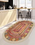 Lotus 5116 Multi Color Modern Digital Print Washable Kitchen Rug