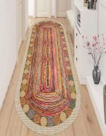 Lotus 5116 Multi Color Modern Digital Print Washable Runner Rug