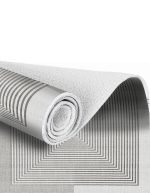 Lotus 5122 Gray Modern Digital Print Washable Rectangle Area Rug