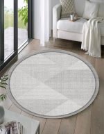 Lotus 8112 Gray Modern Digital Print Washable Area Rug